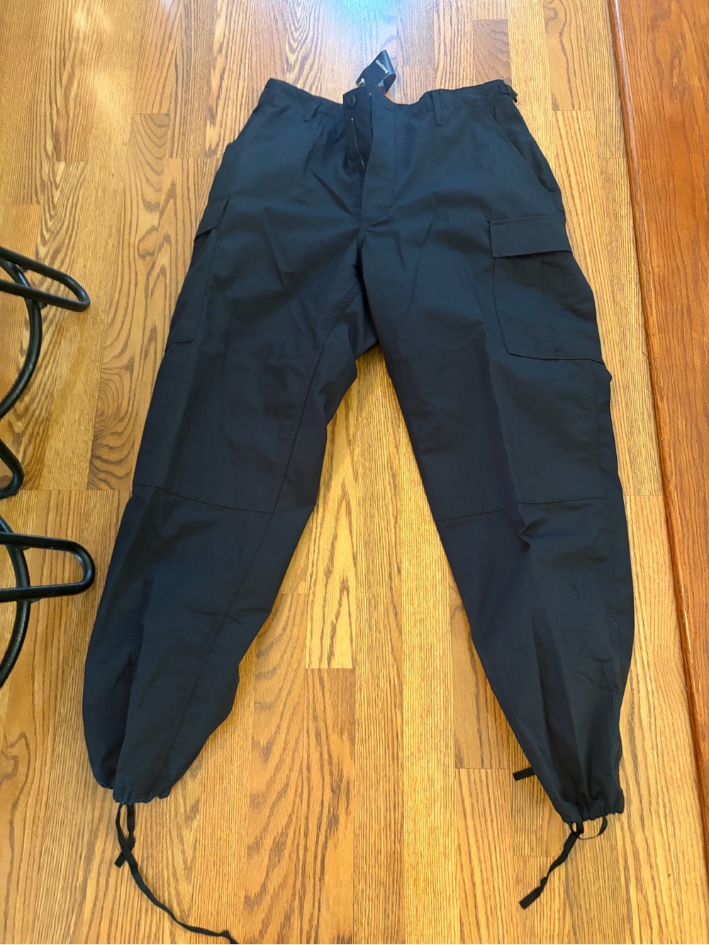 Propper Black Men's Cargo Tactical Pants with Drawstring Ankles work pants s